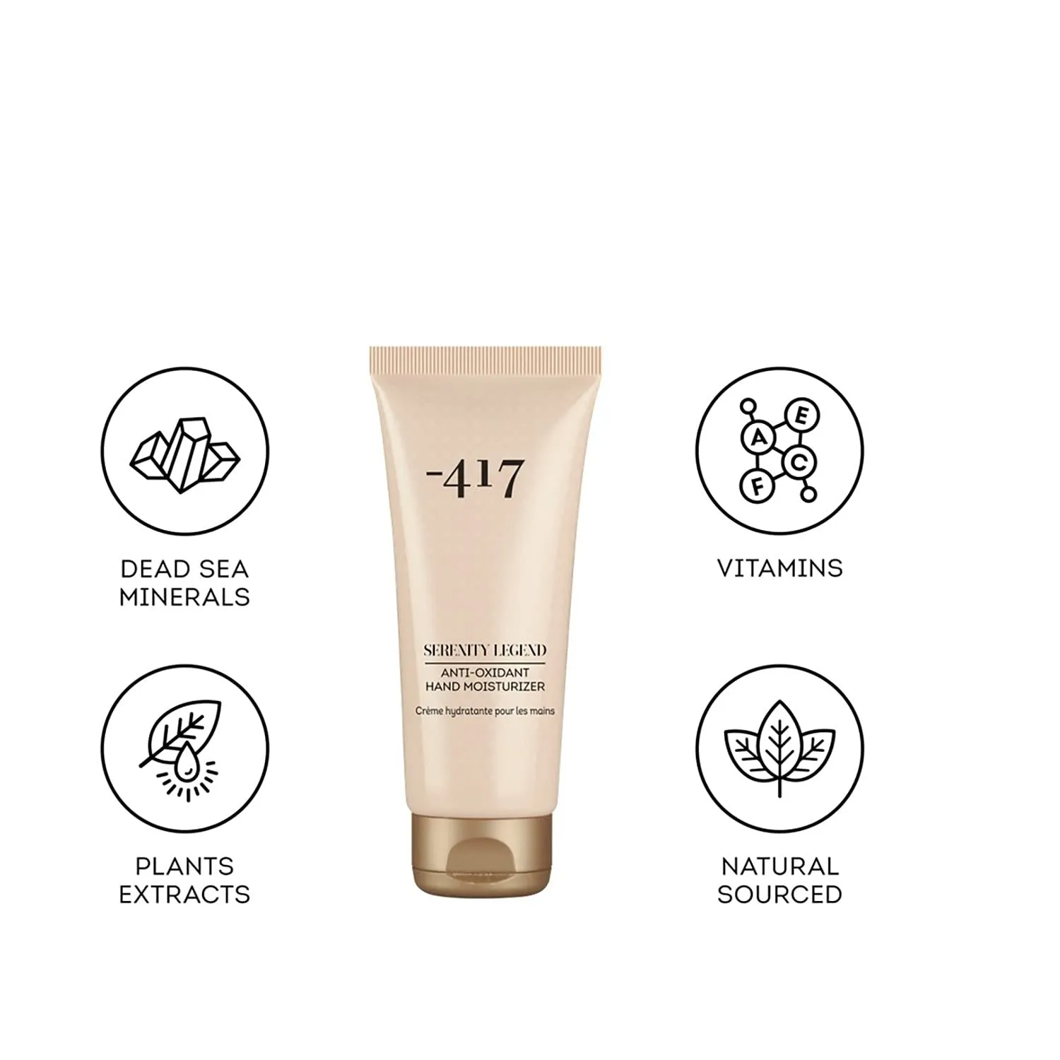 -417 Dead Sea Cosmetics Anti-Aging Hand Cream For Dry, Working Hands features Essential Vitamins & Oils