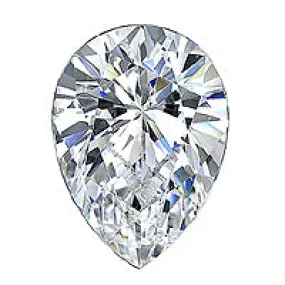 0.44 Carat Pear Lab Grown Diamond