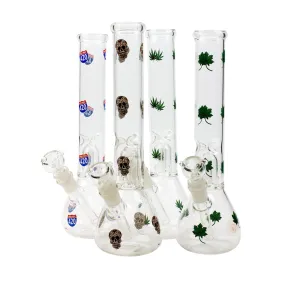 11.5" Single Dome Percolator Glass Water Bong