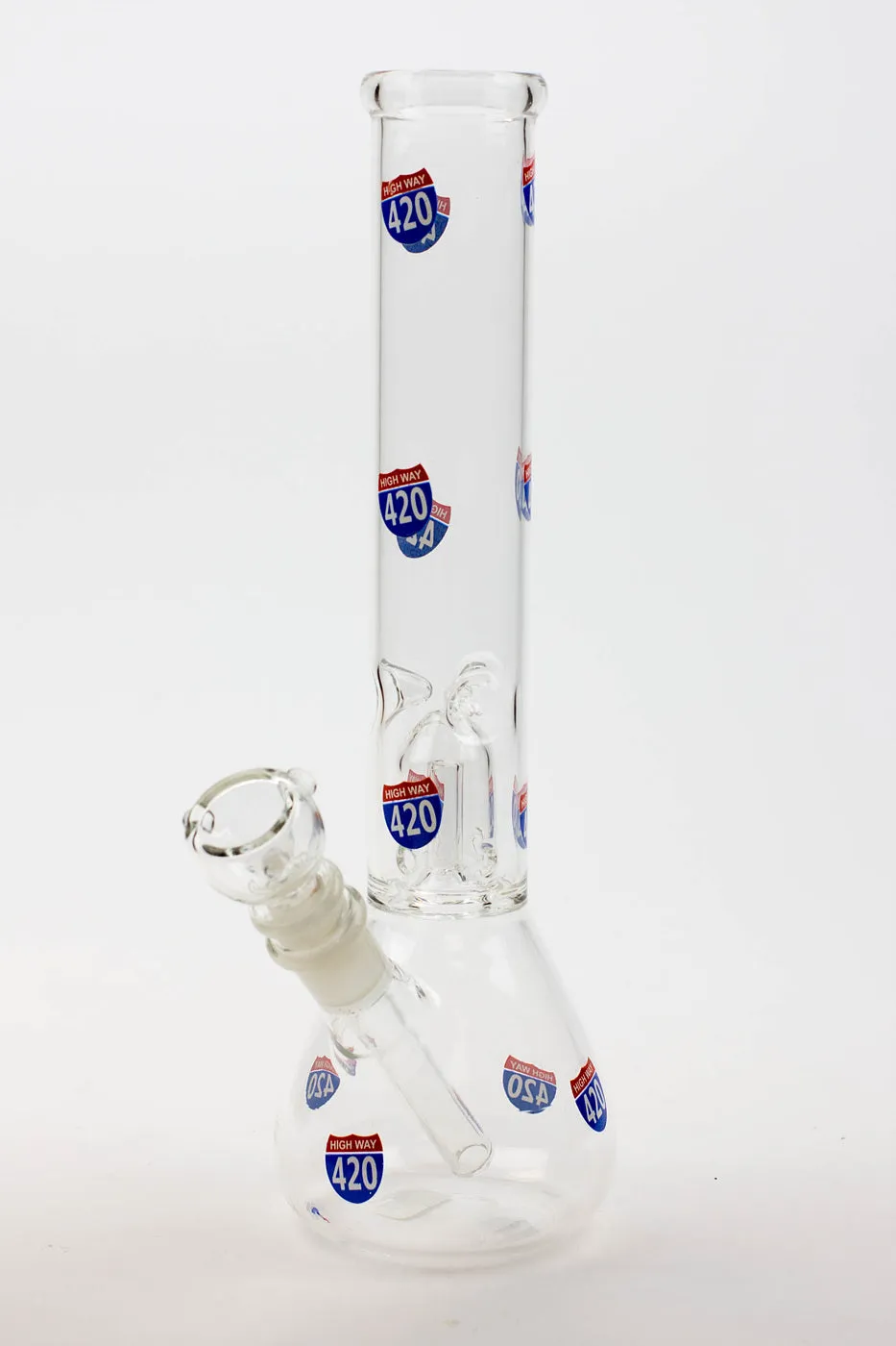 11.5" Single Dome Percolator Glass Water Bong