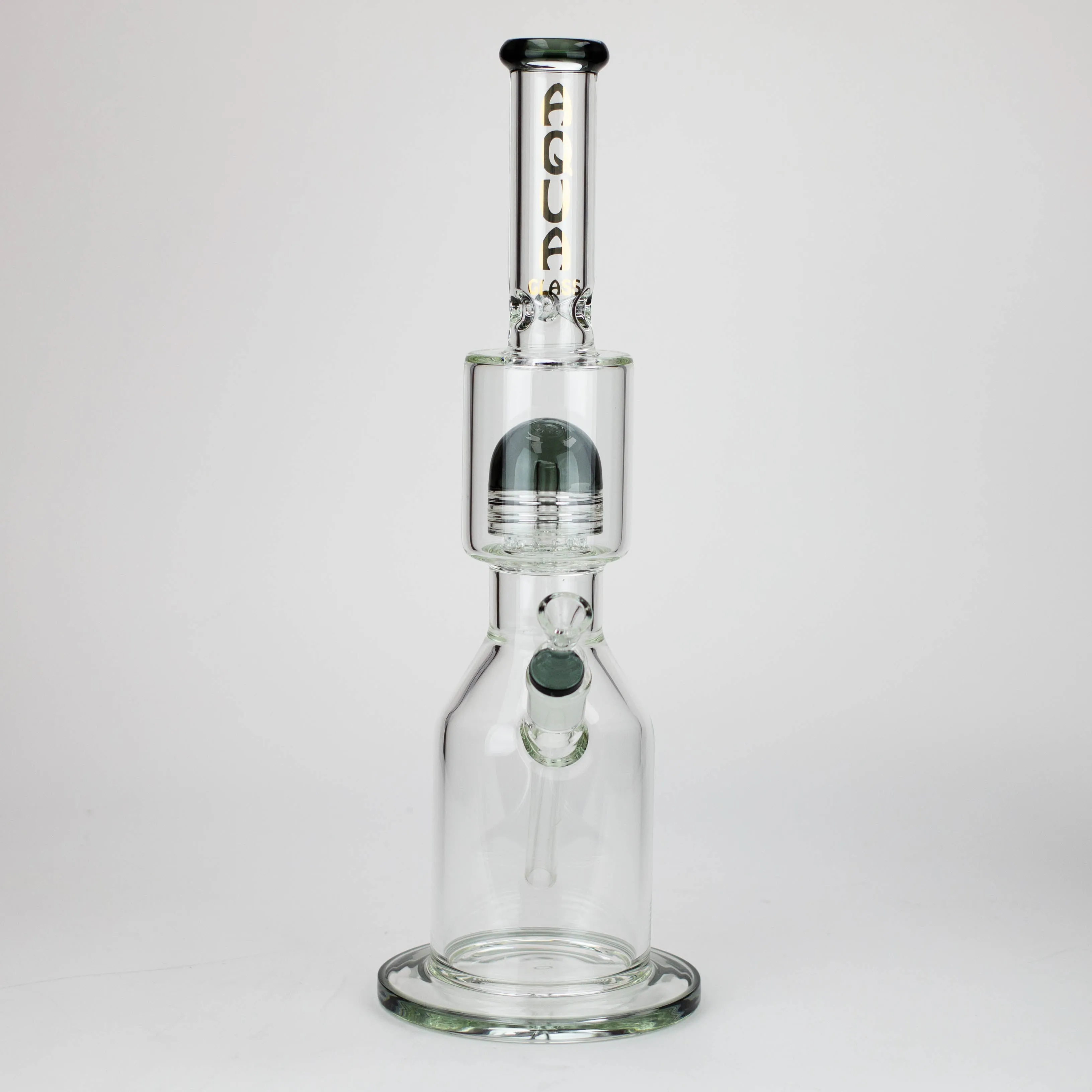 17" AQUA Showerhead Glass Bong