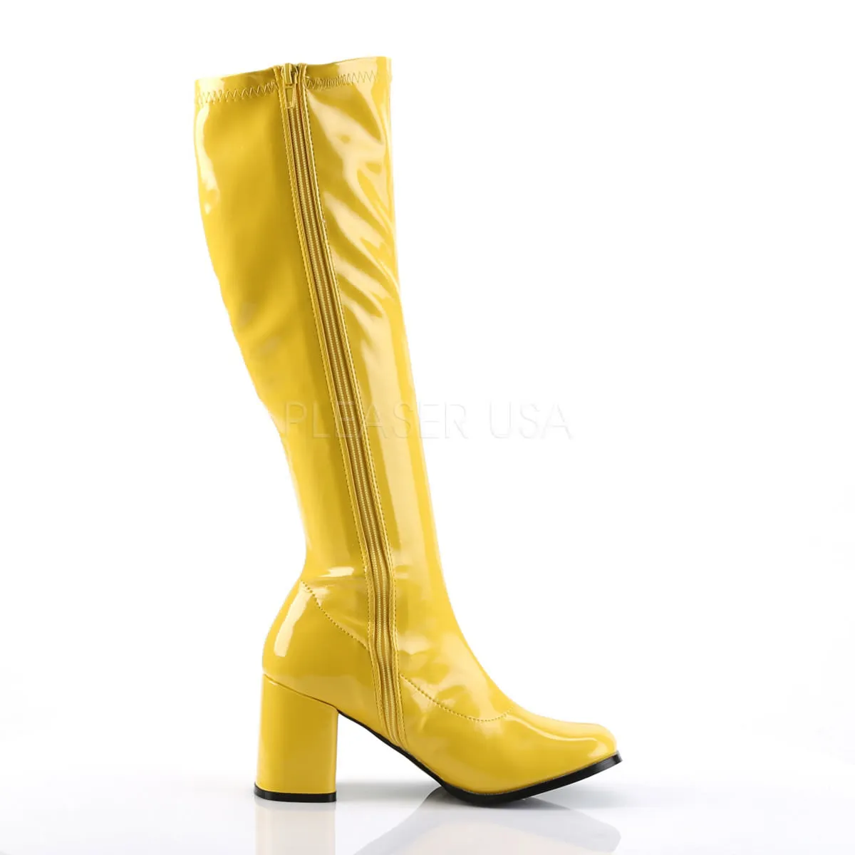 3 Inch Heel GOGO-300 Yellow Pat