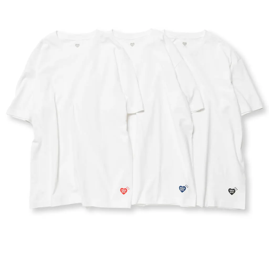 3-Pack T-Shirt Set - White