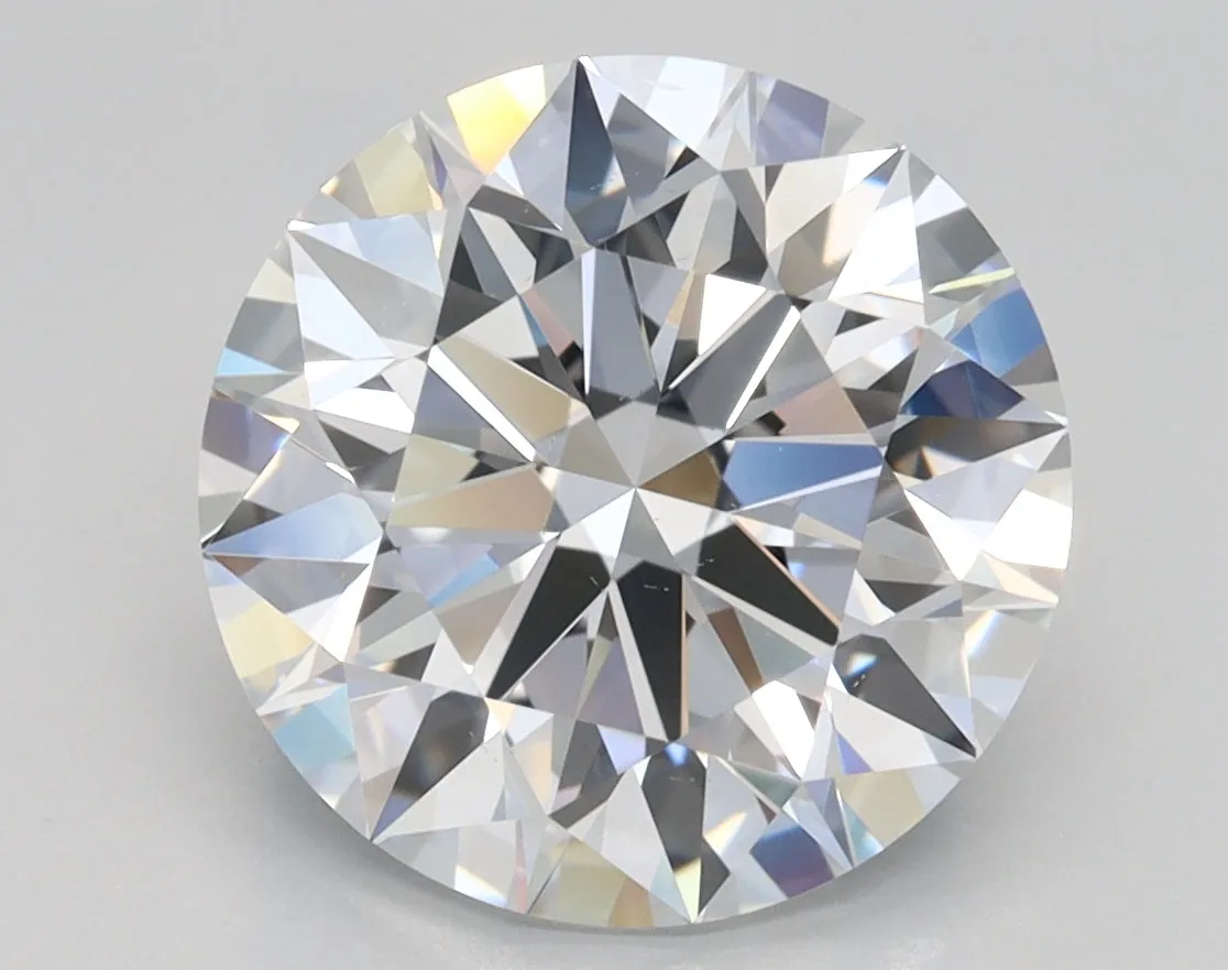 3.22 Carat Round Lab Grown Diamond