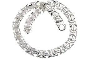 925 Sterling Silver Byzantine Chain - Flat