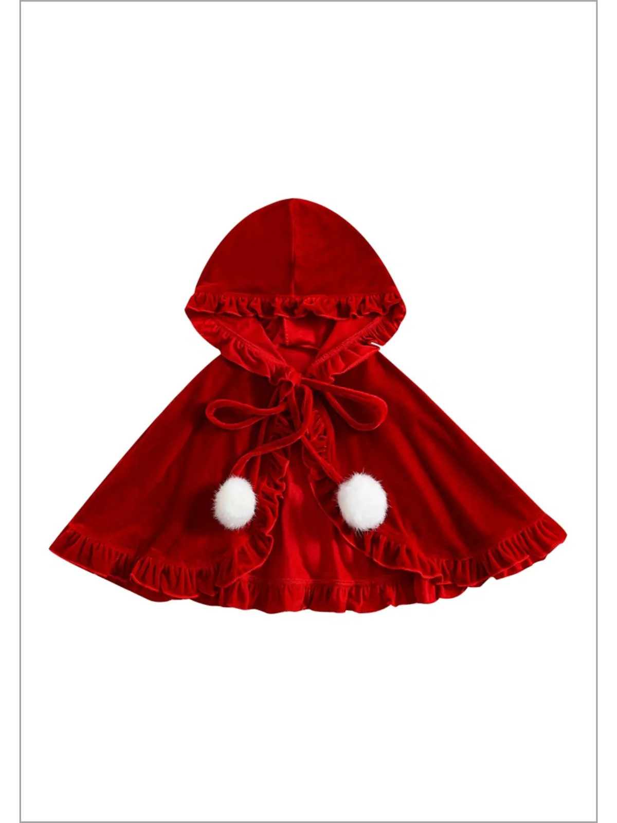 A Fairytale Holiday Red Velvet Cloak