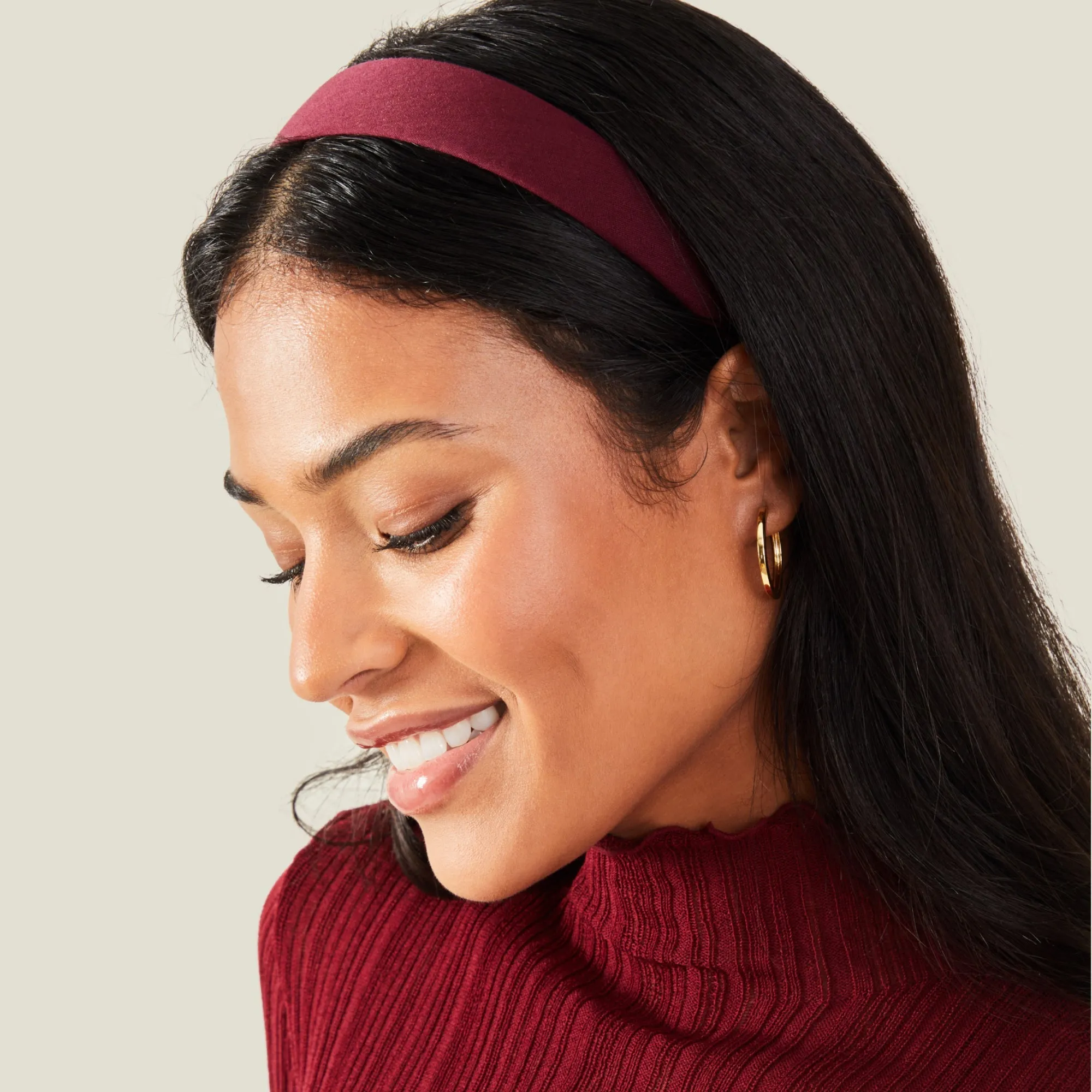 Accessorize London Women's Wide Basic Headband Red