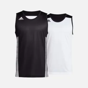 Adidas 3G Speed Reversable Men's Basketball Jersey -Black/White