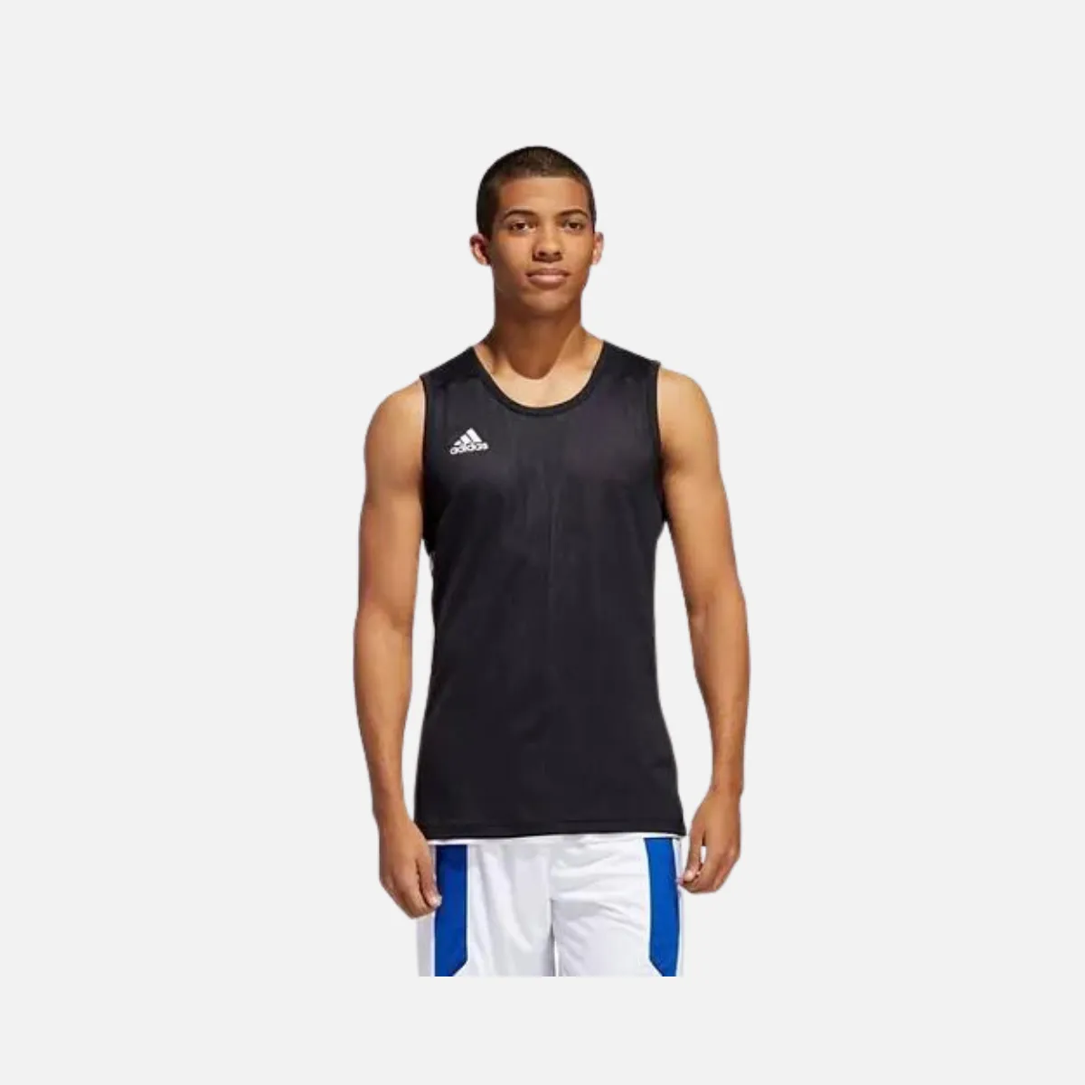 Adidas 3G Speed Reversable Men's Basketball Jersey -Black/White