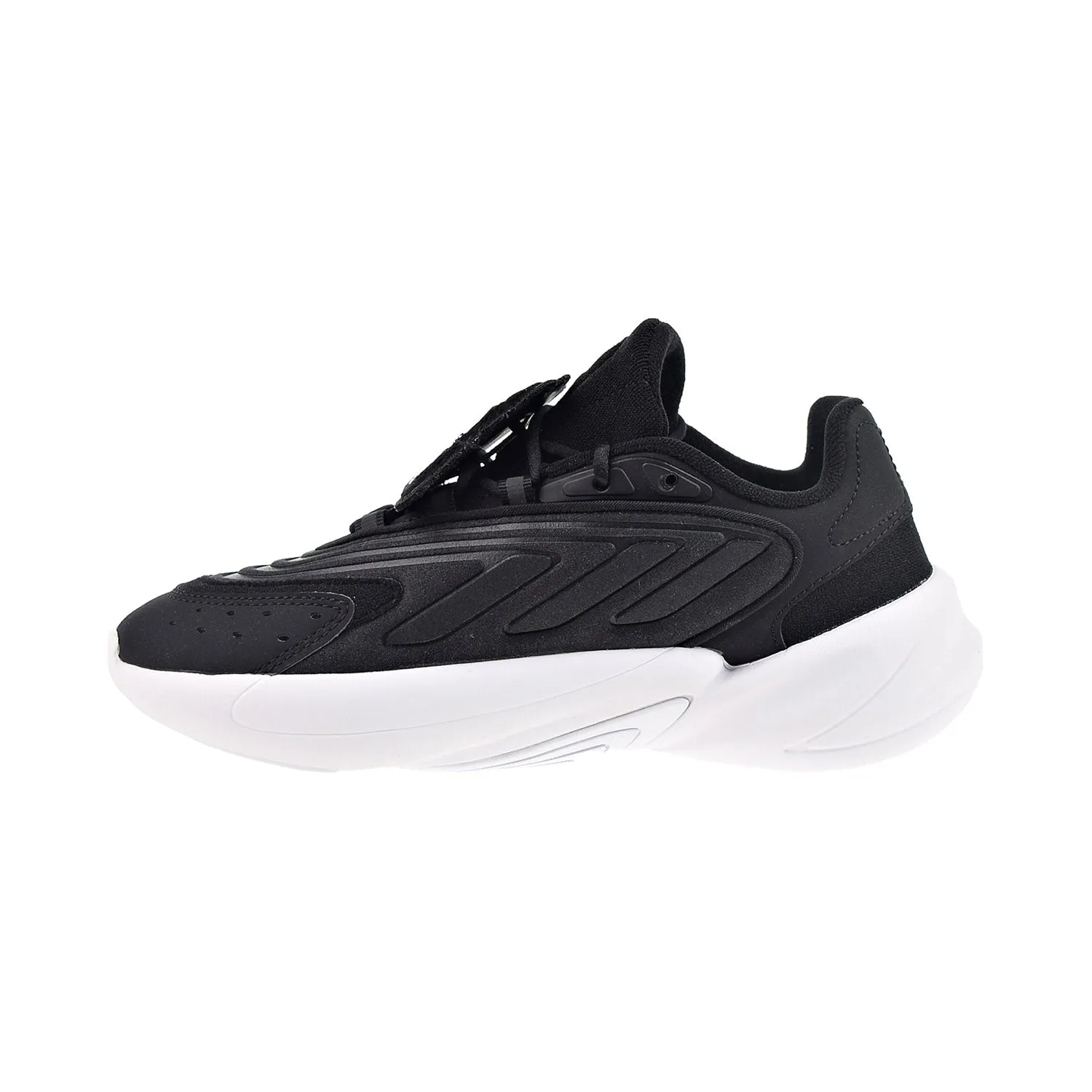 Adidas Ozelia Women's Shoes Core Black-Cloud White-Acid Red