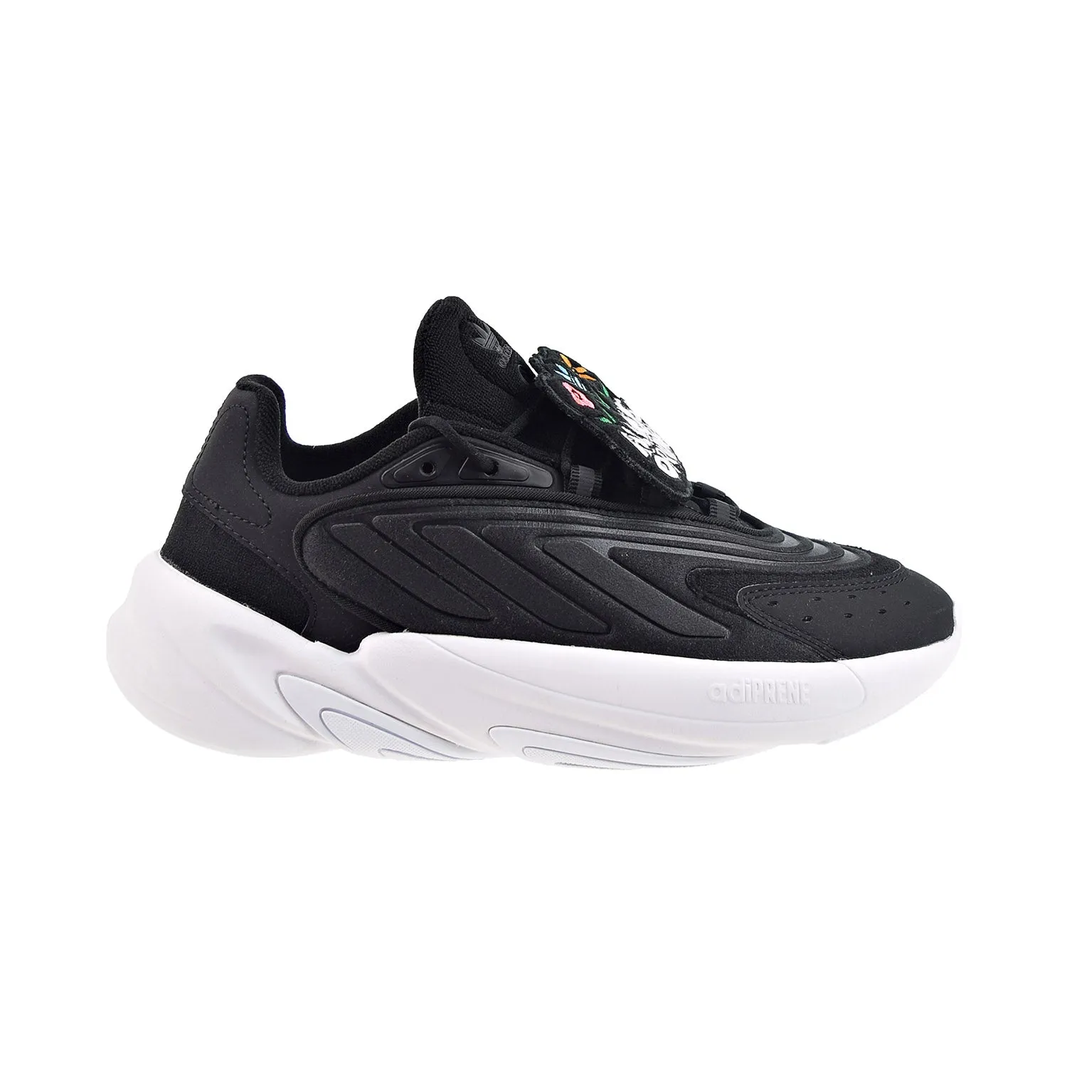 Adidas Ozelia Women's Shoes Core Black-Cloud White-Acid Red