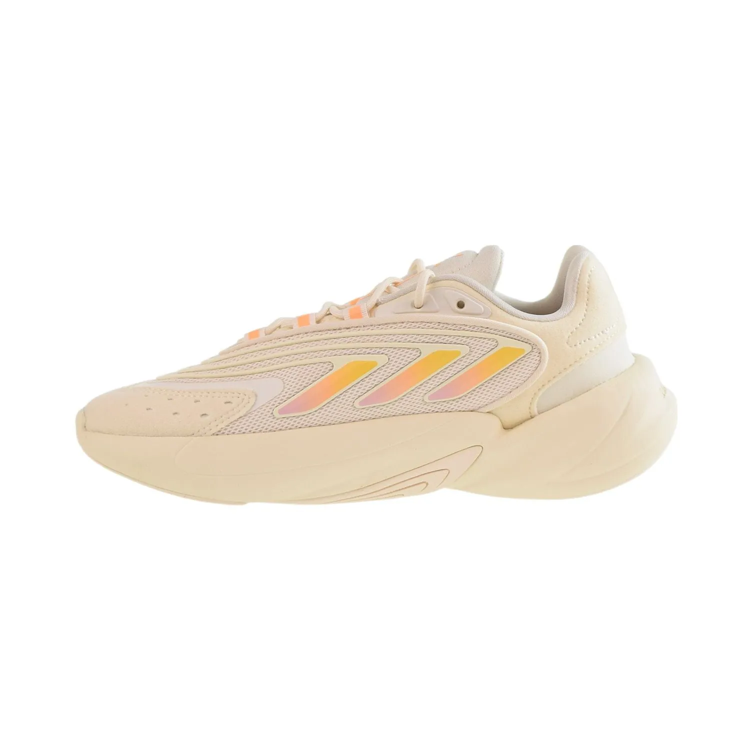 Adidas Ozelia Women's Shoes Cream White-Sand Strata-Acid Orange