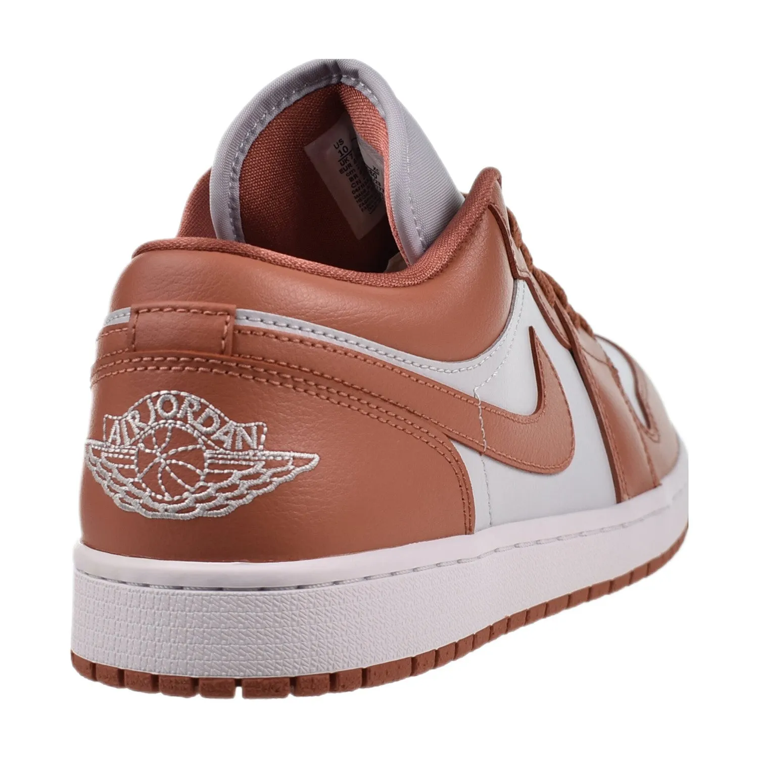 Air Jordan 1 Low Women's Shoes Pure Platinum-White-Sky J Orange