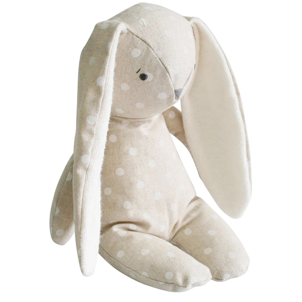 Alimrose Floppy Bunny Linen White Spot