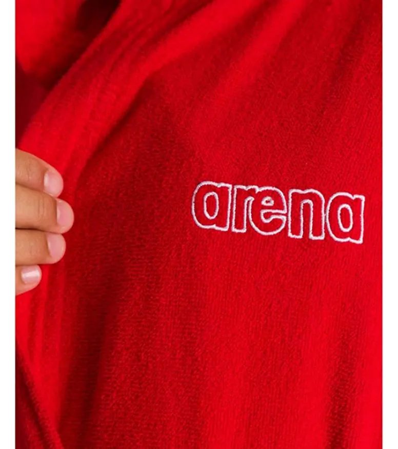 Arena unisex bathrobe ra junion Zeppelin Light 003211400 red