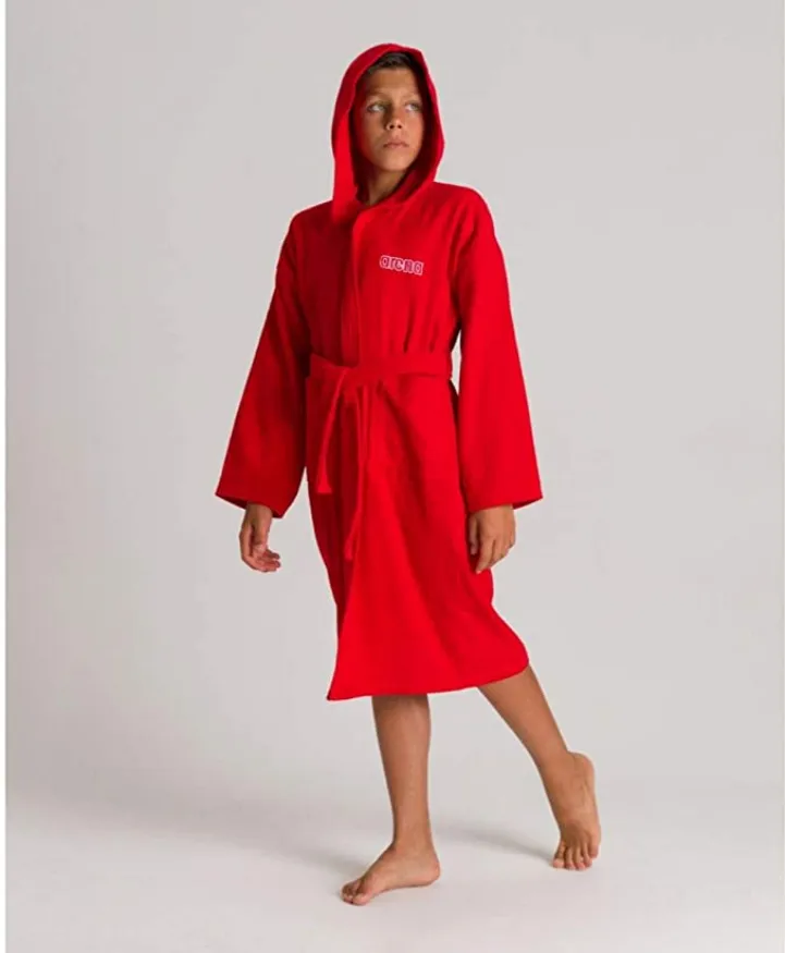 Arena unisex bathrobe ra junion Zeppelin Light 003211400 red