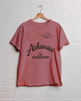 Arkansas Razorbacks Quality Red Thrifted Tee