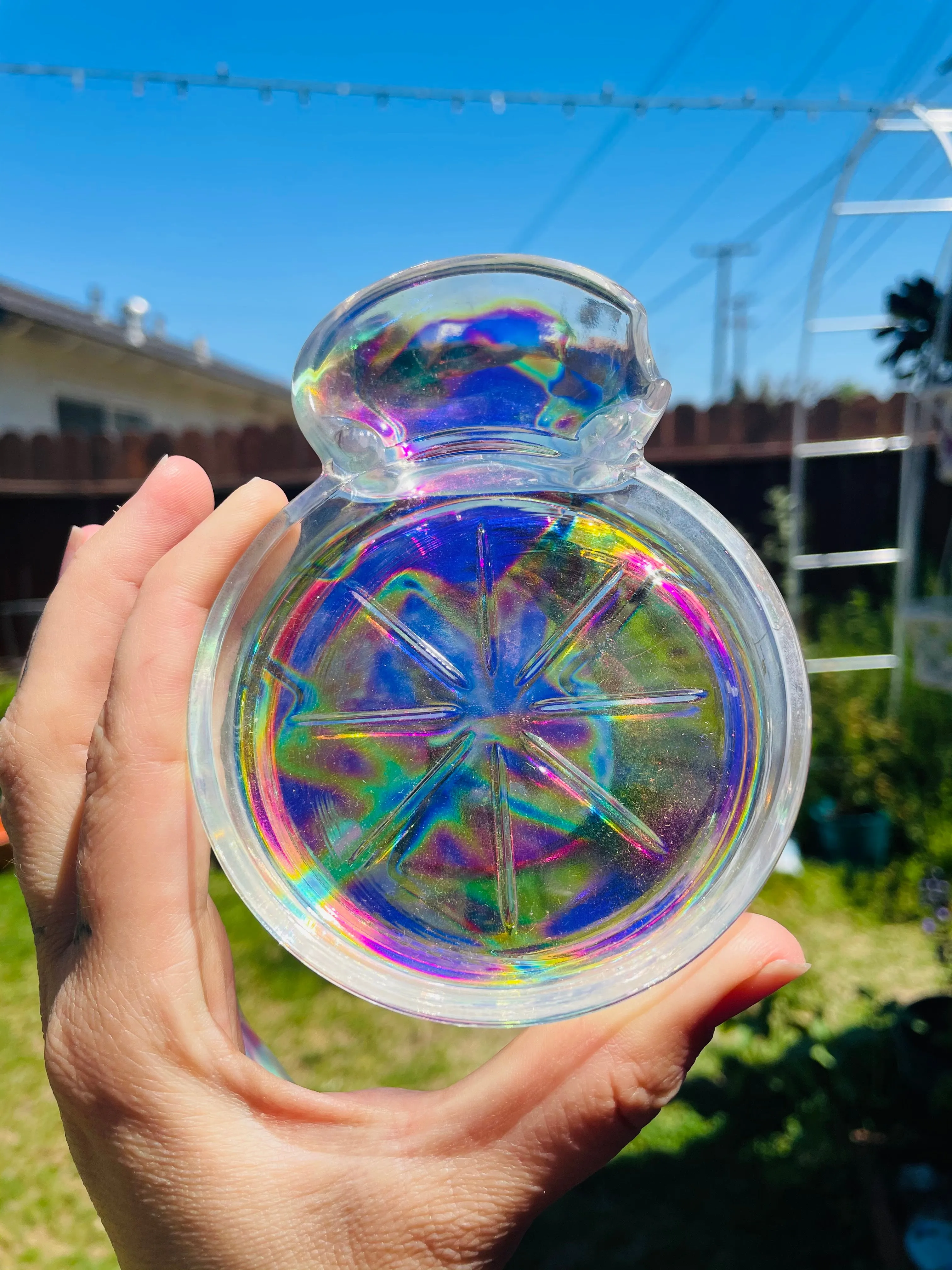 Aurafied Glass Ashtray