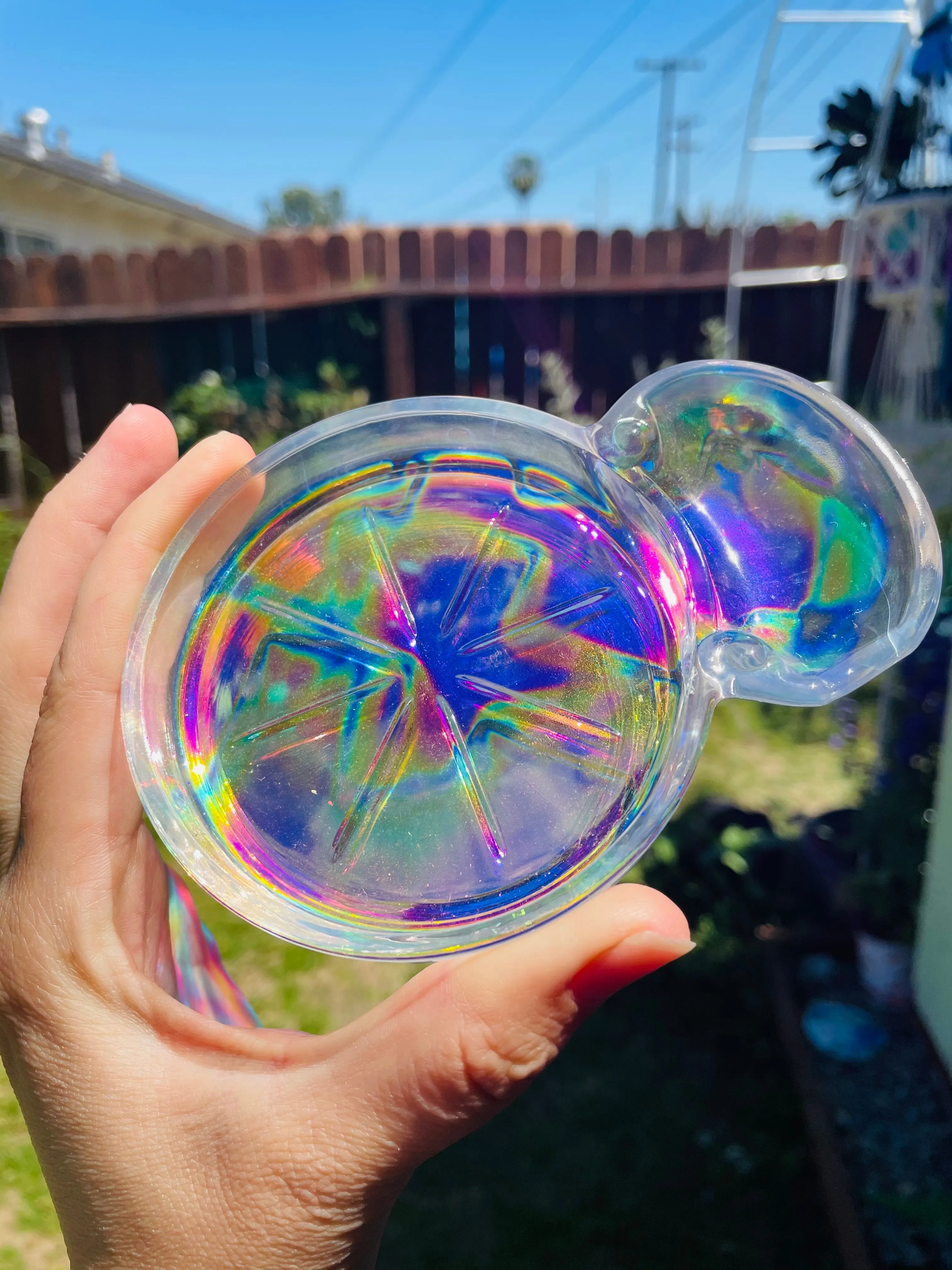 Aurafied Glass Ashtray