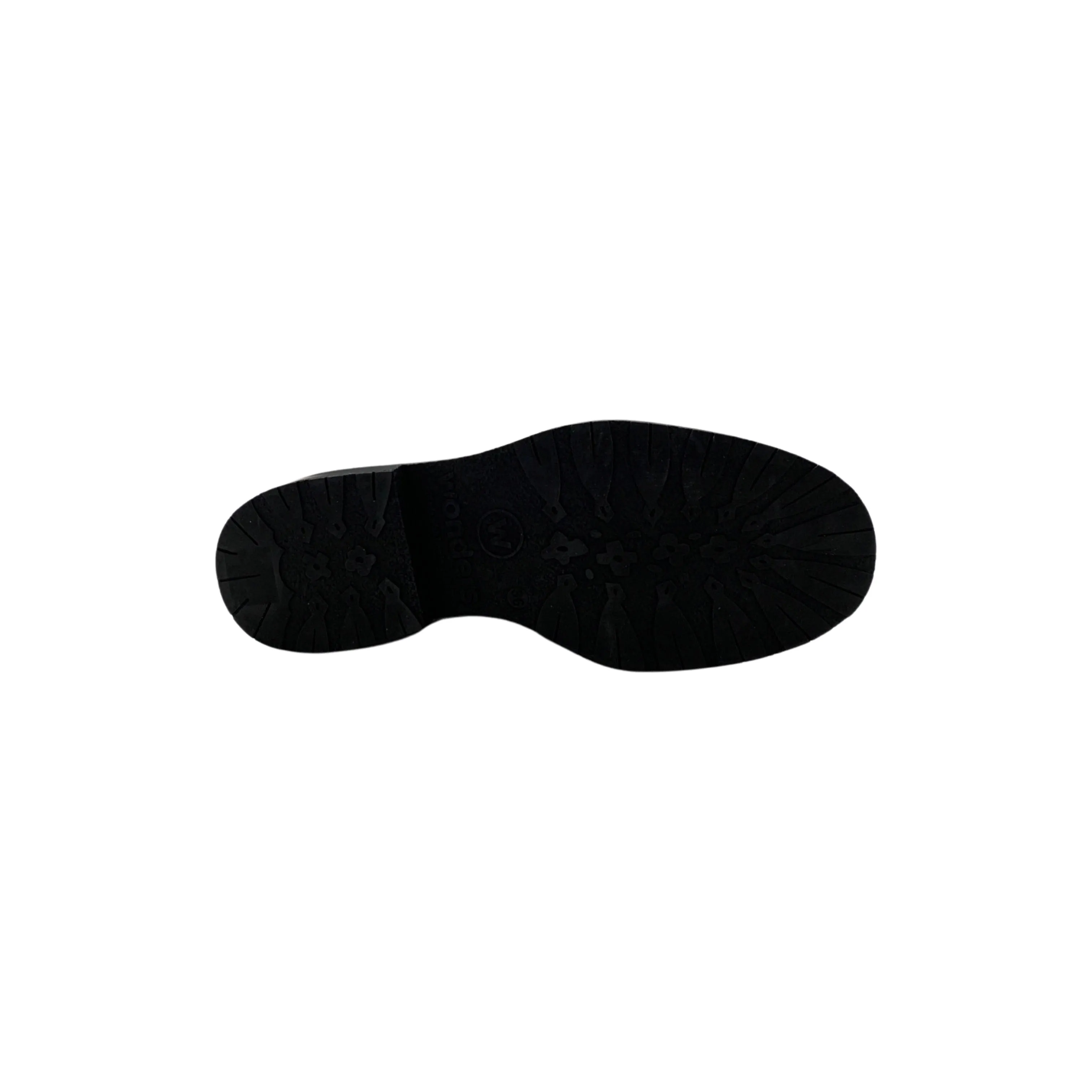 B9103 Black Flat Moccasin