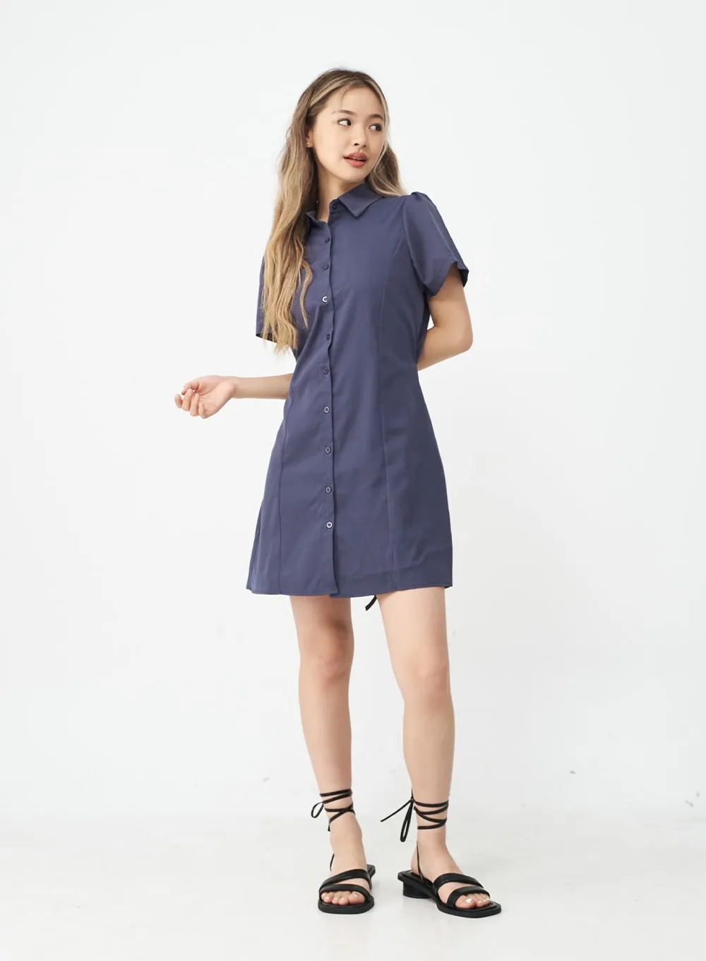 Basic Everyday Shirt Dress CJ22