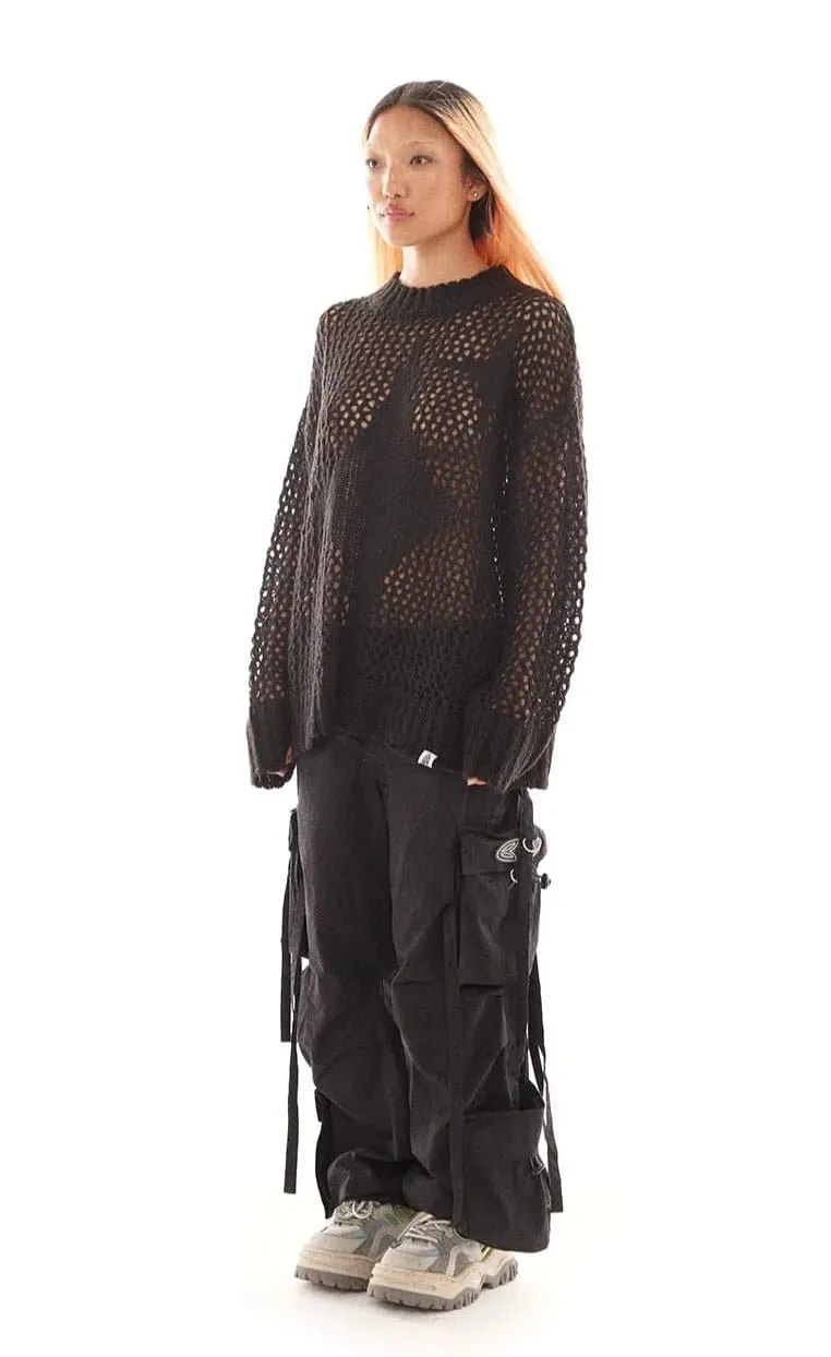 Basic Pleasure Mode Chain Mail Knit Jumper