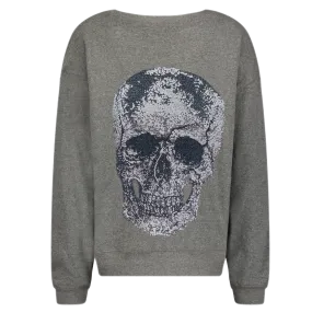 Big Skull Grey Sweatshirt