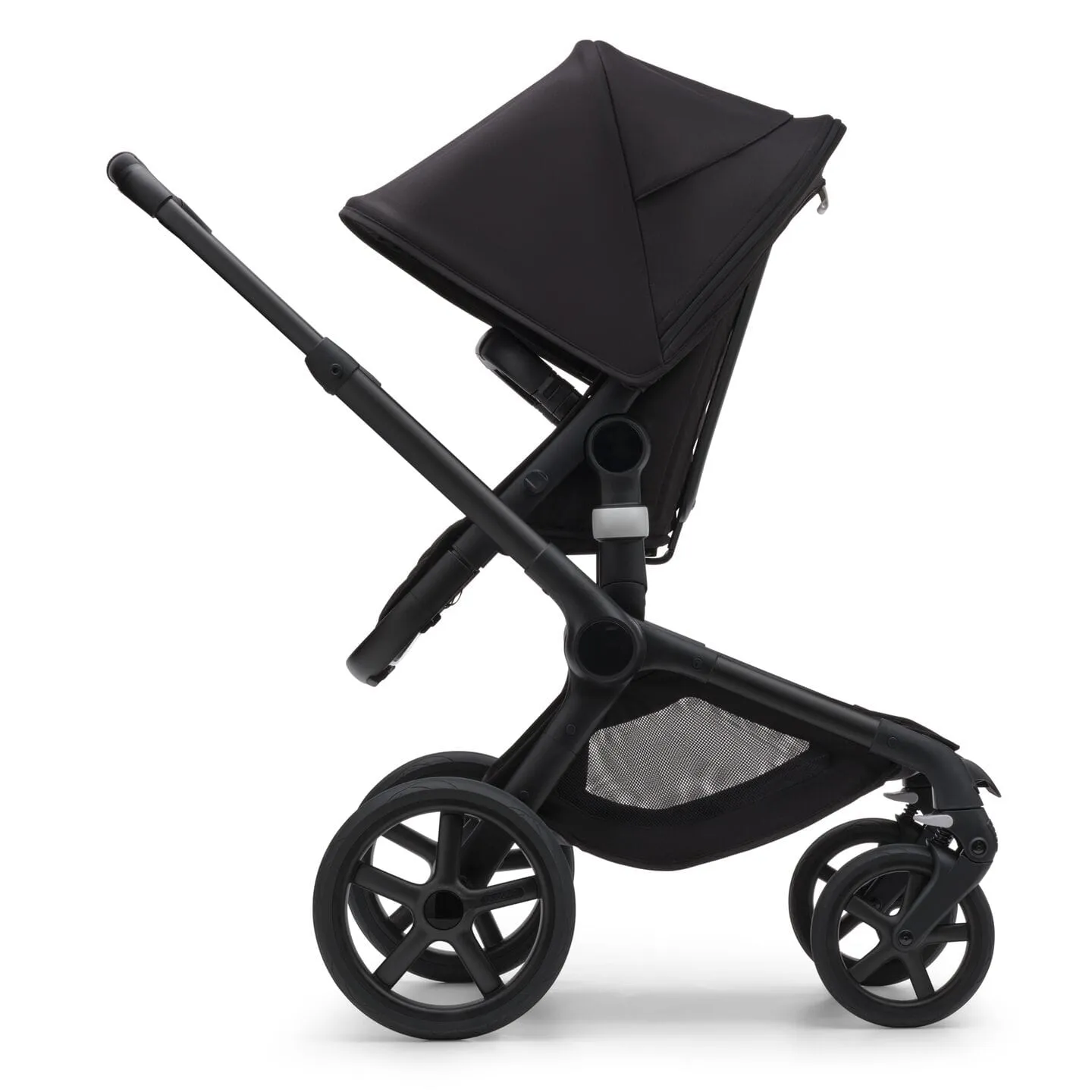 Bugaboo Fox 5, Cloud T Plus and Base Travel System - Black/Midnight Black/Midnight Black