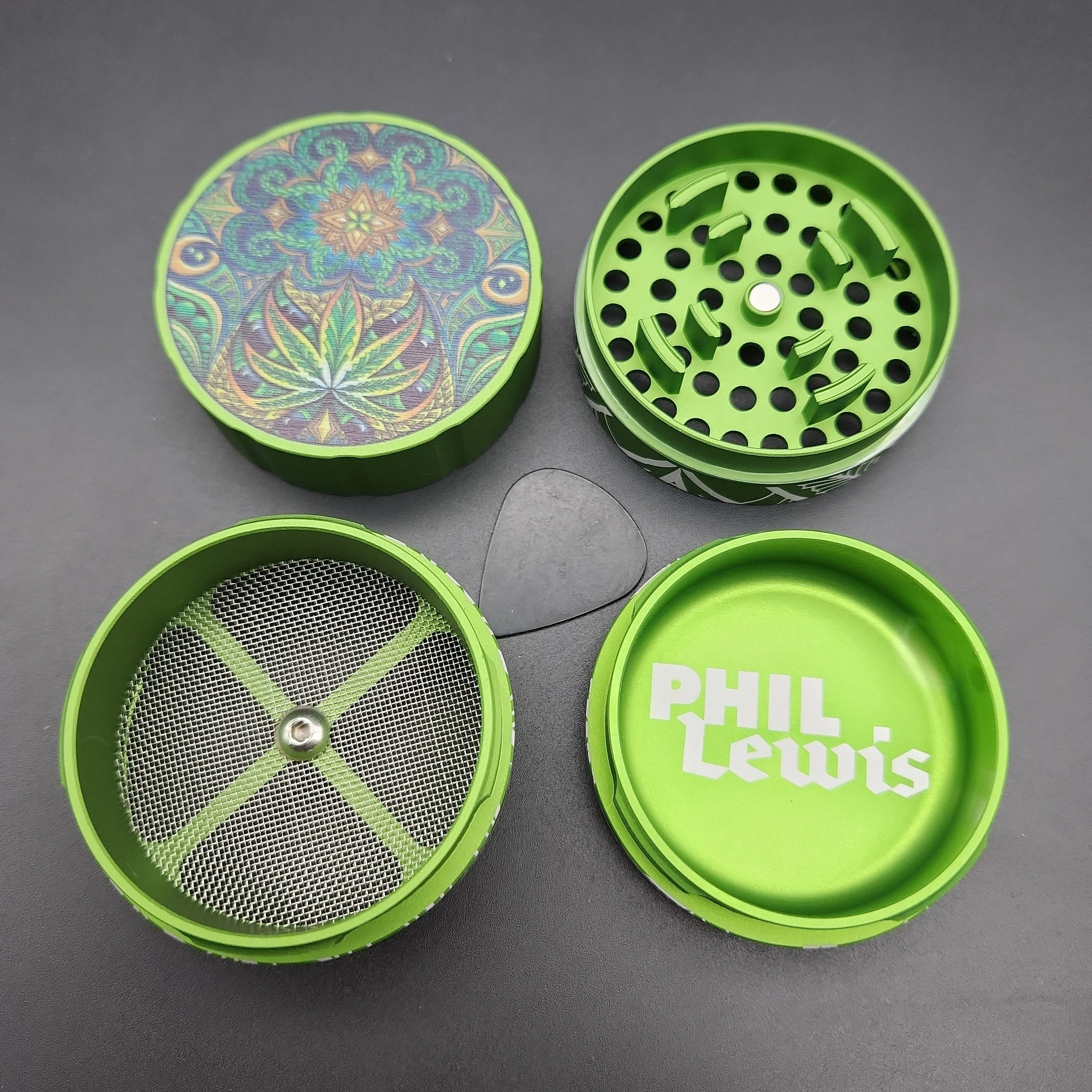 Cali Crusher Phil Lewis Print Grinders | 4pc | 2.35