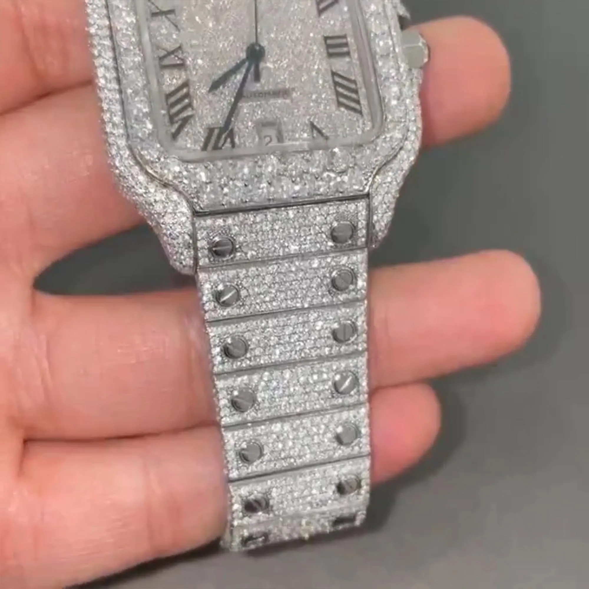 Cartr Moissanite watch | diamond watch | iced out watch | hip hop watch | luxury watch | iced out | automatic watch | watches for men | watch