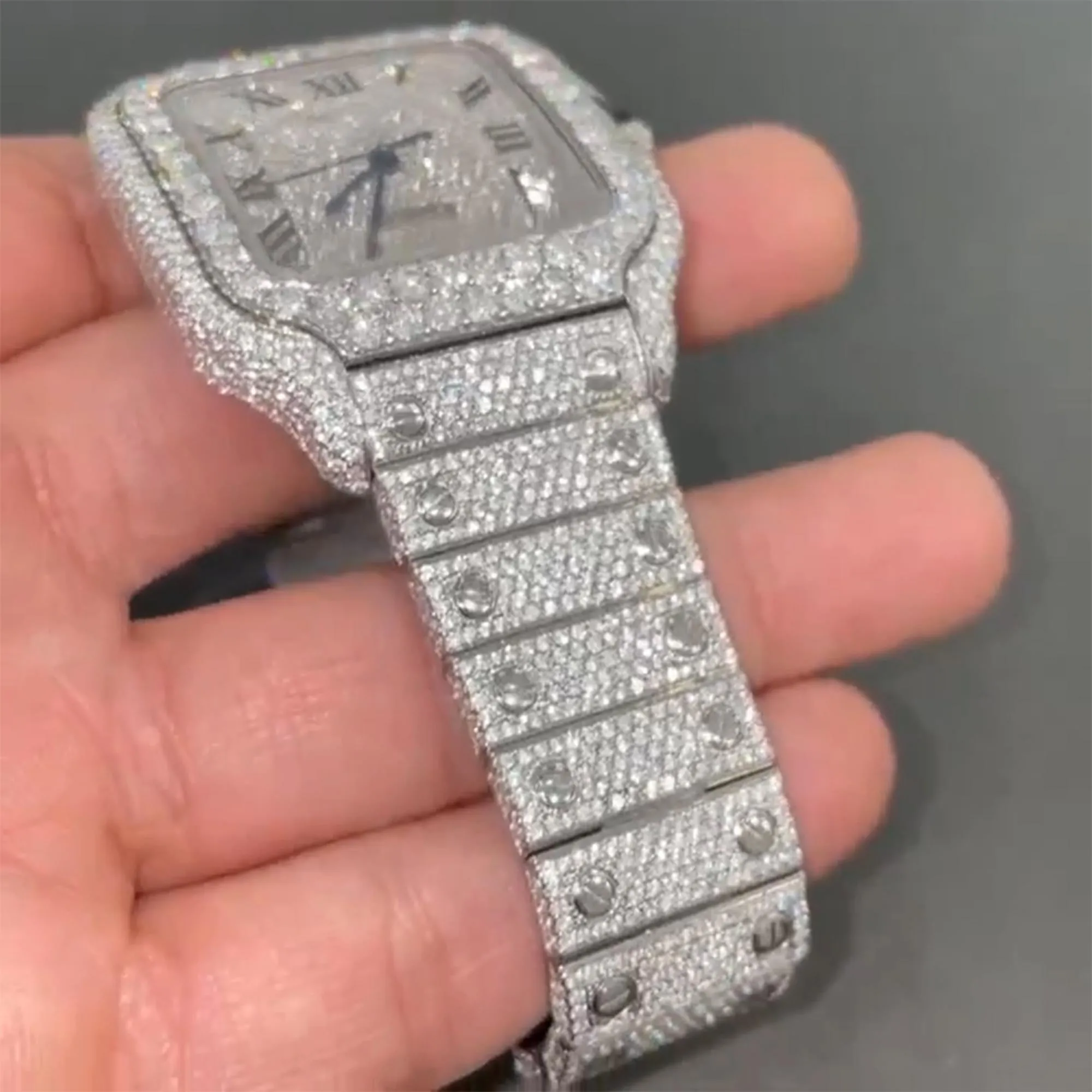 Cartr Moissanite watch | diamond watch | iced out watch | hip hop watch | luxury watch | iced out | automatic watch | watches for men | watch