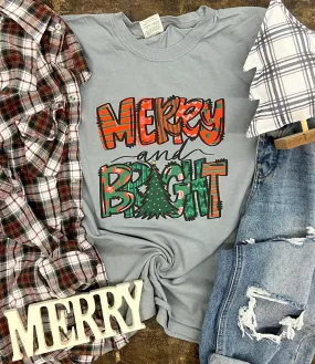 Cement {MERRY & BRIGHT} Christmas Favs Crew Neck Tee