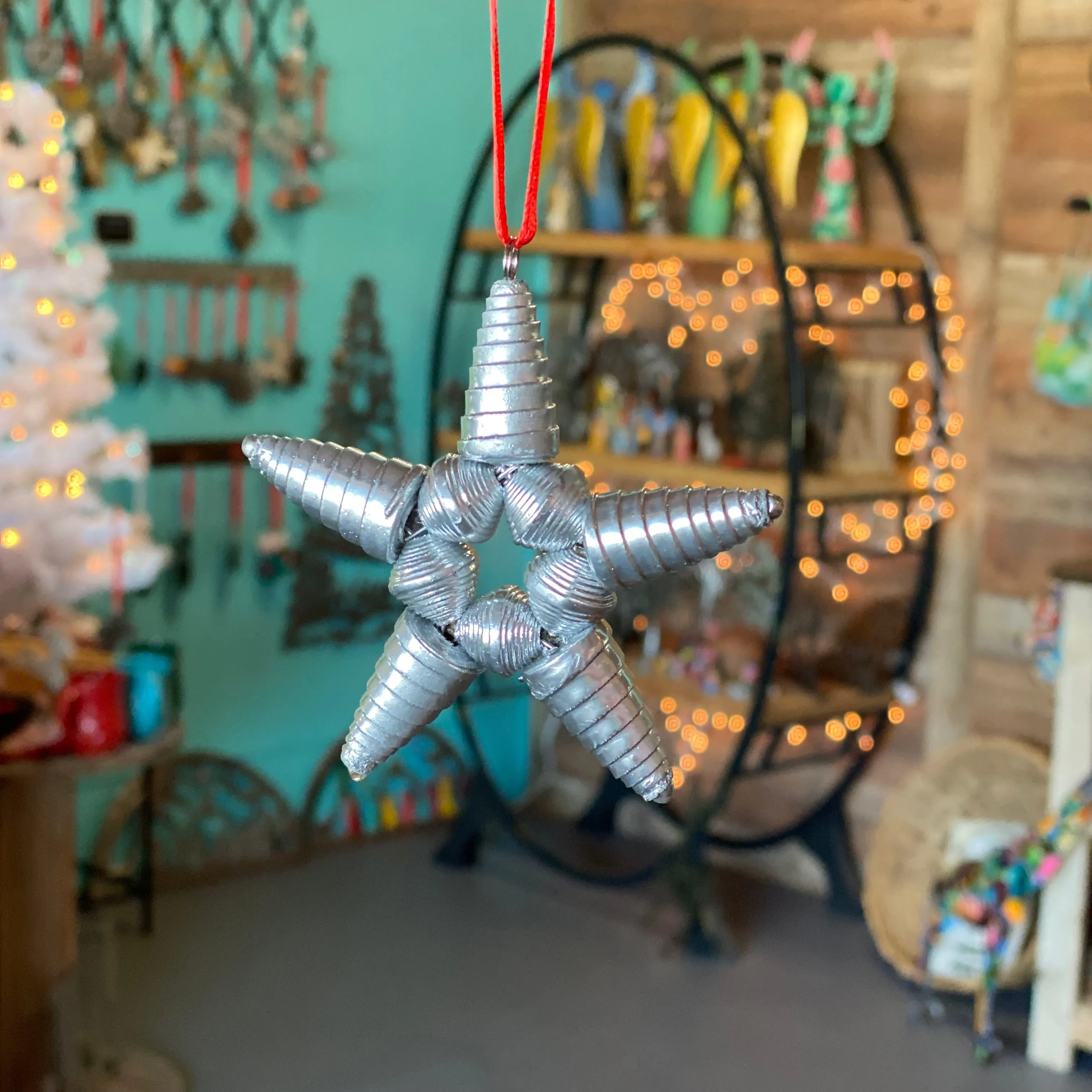 Cereal Box Star Ornament