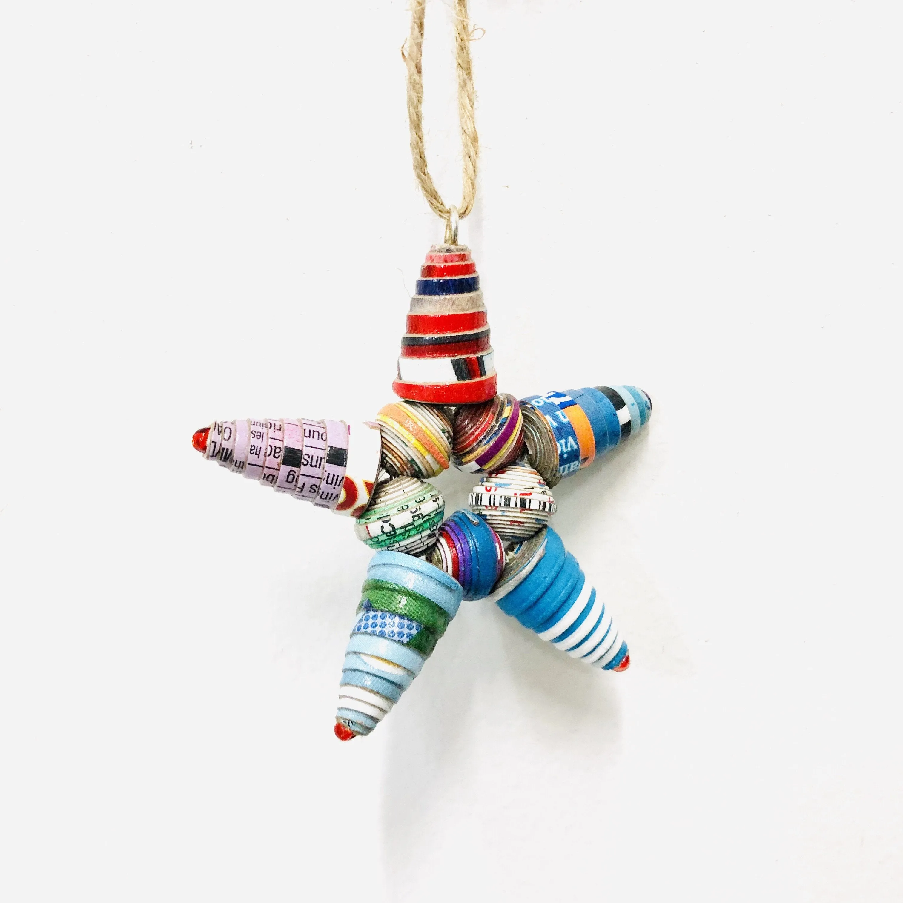 Cereal Box Star Ornament