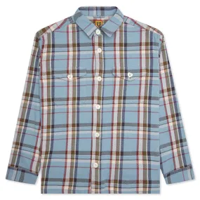 Check Shirt - Blue