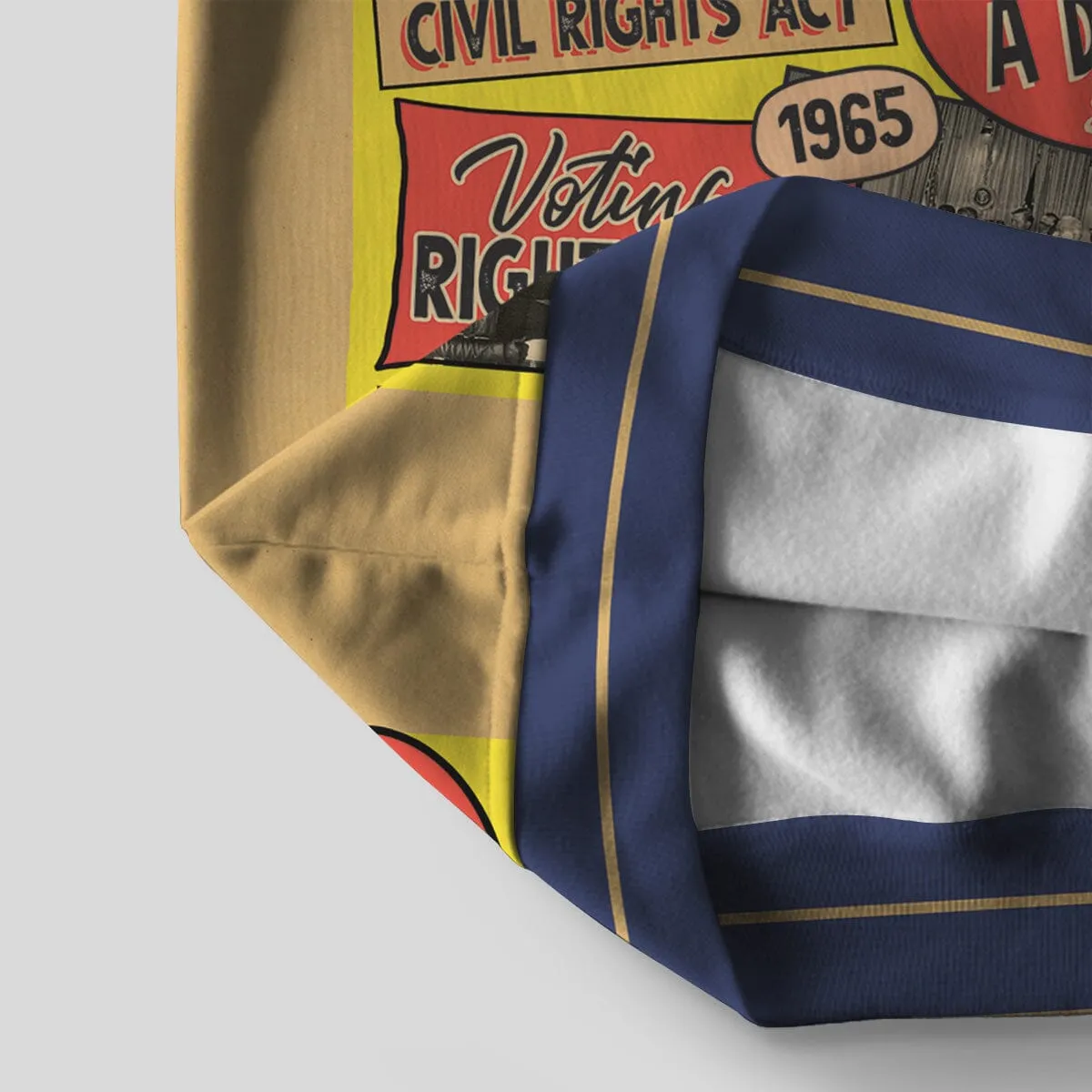 Civil Rights Events in 50s Style All-over Hoodie