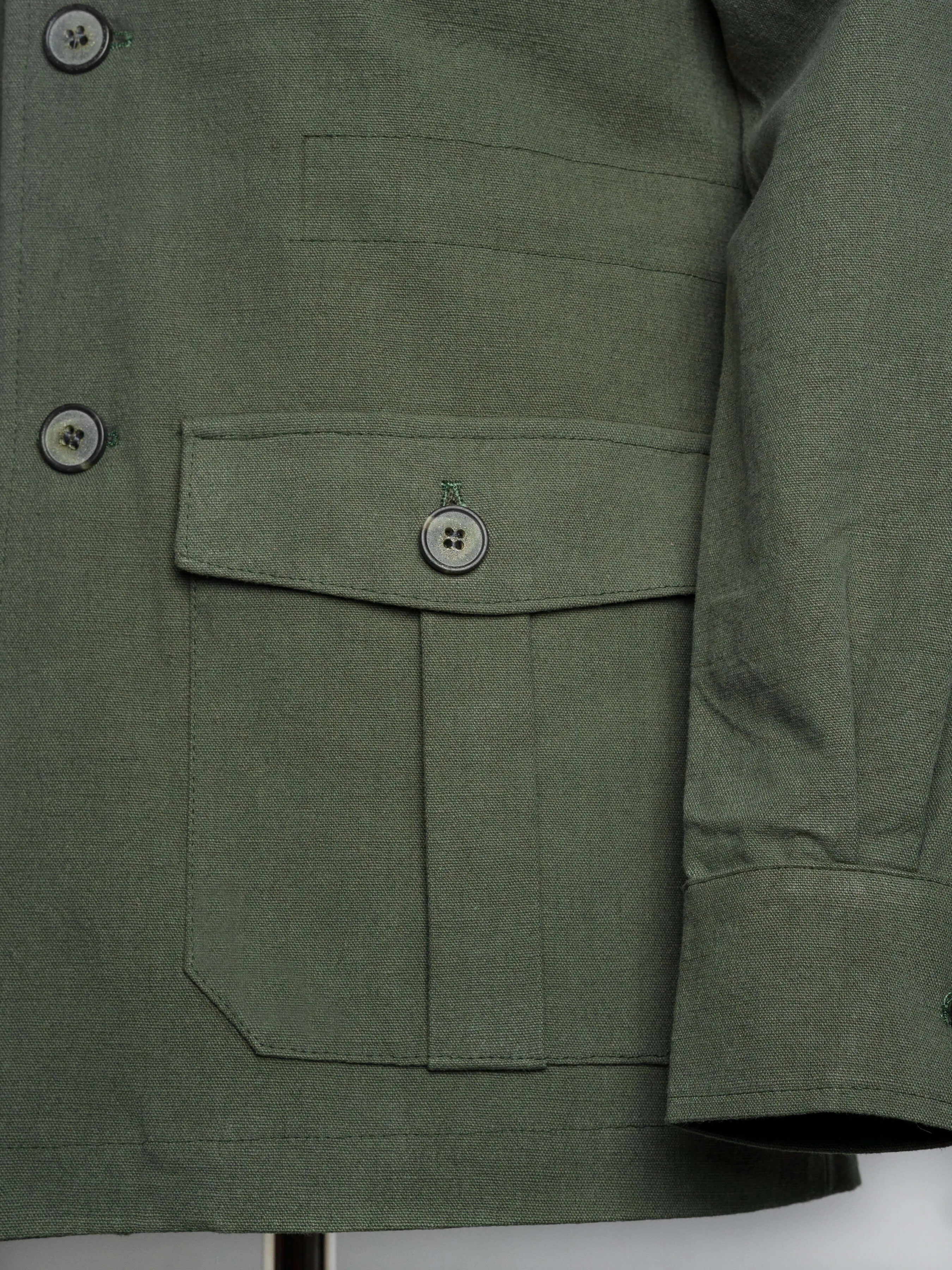 Classic Safari Jacket -  Green