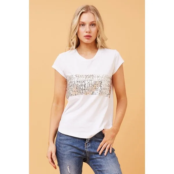 COCO SEQUIN TEE