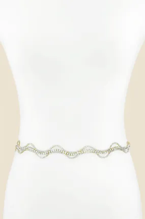 Crystal Wave Body Chain