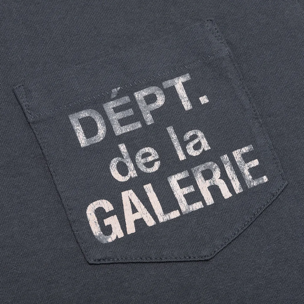 De La Galerie L/S Pocket Tee - Black