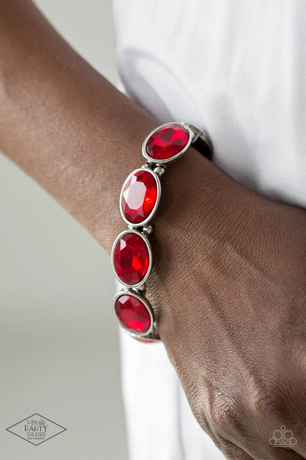 DIVA In Disguise - Red Paparazzi Bracelet