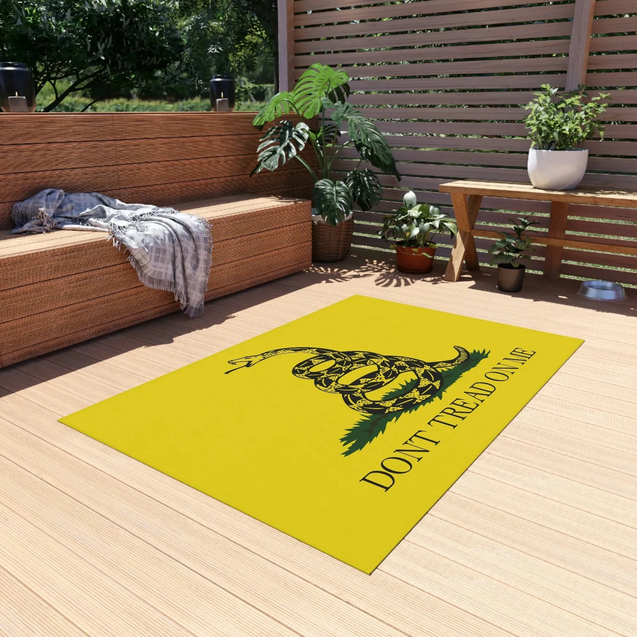 Don't Tread on Me Outdoor Mat