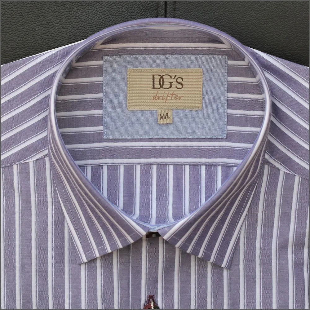 Drifter Giovanni Purple Stripe S/Sleeve 