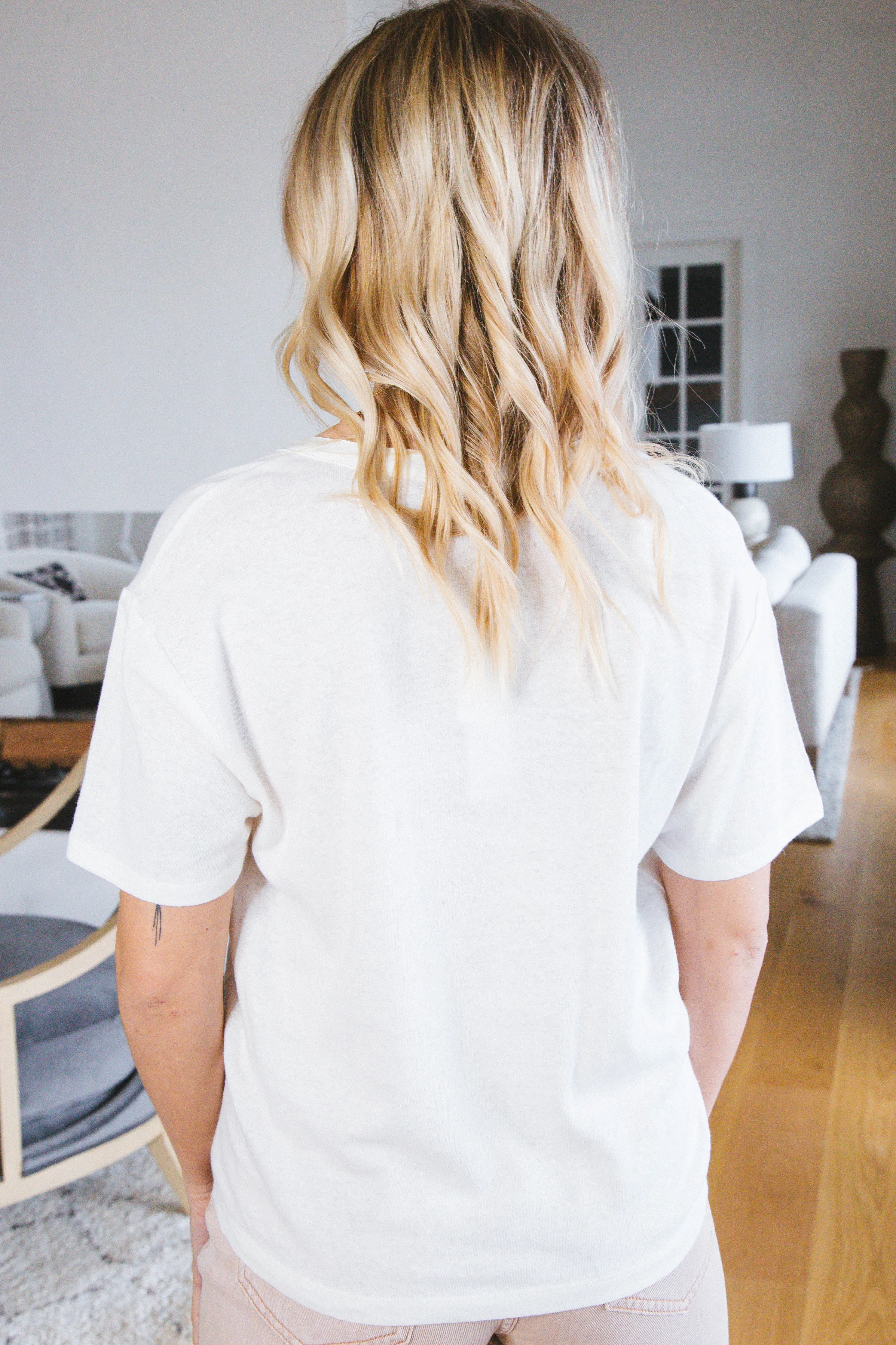 Easy Breezy Peasant Tee, Chalk | Sanctuary