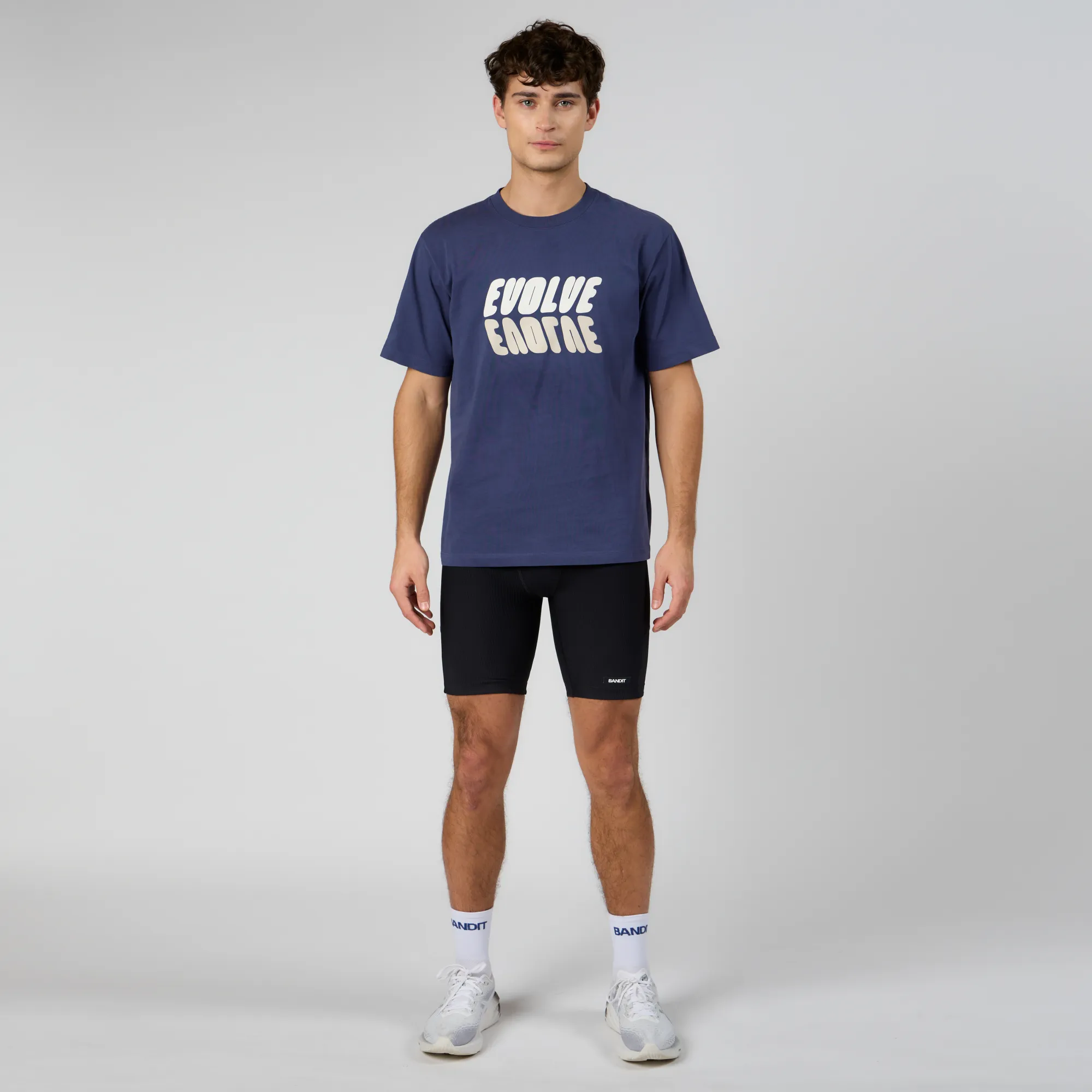 Evolve Cotton Tee, Unisex - Shadow