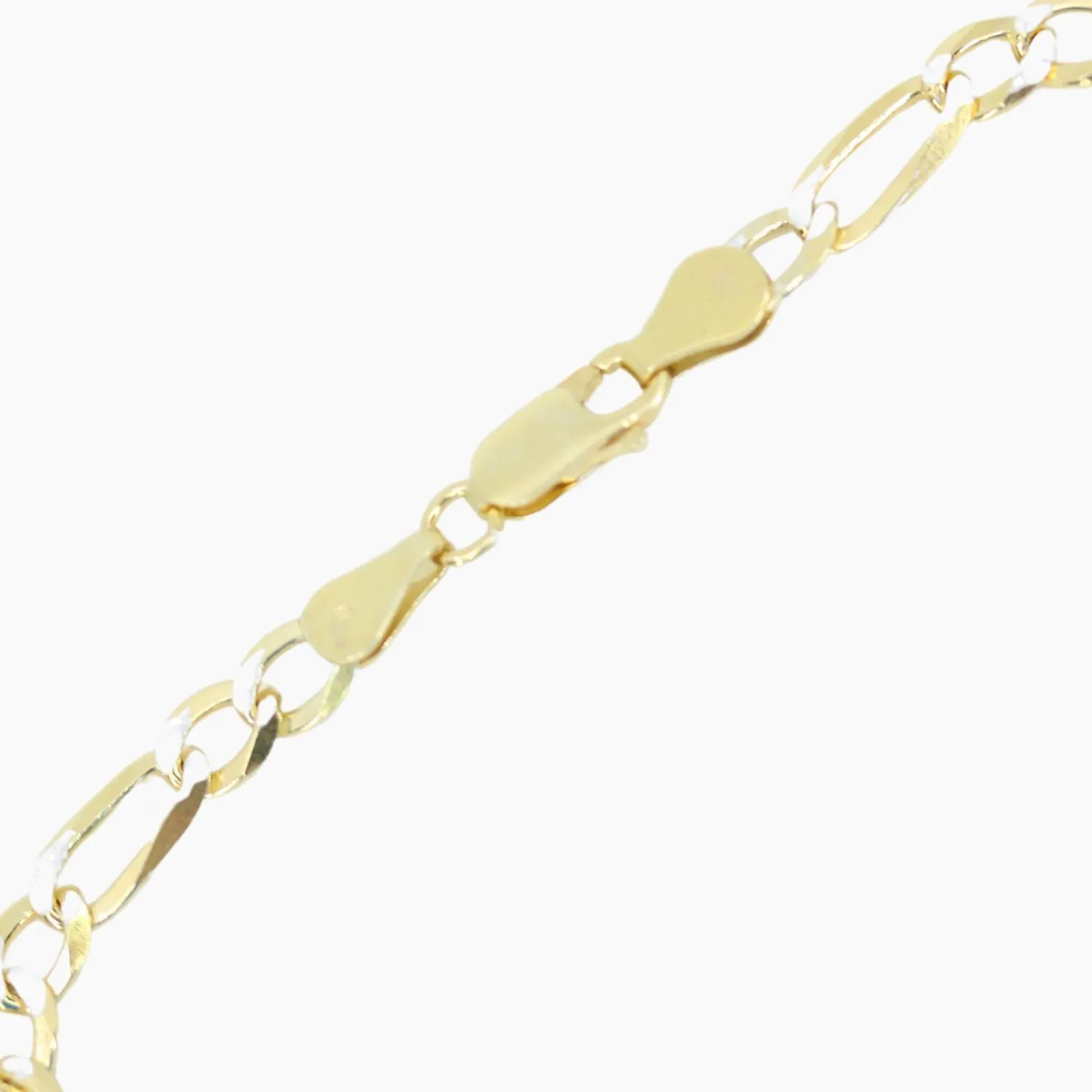 Figaro Unisex Bracelet (Gold)