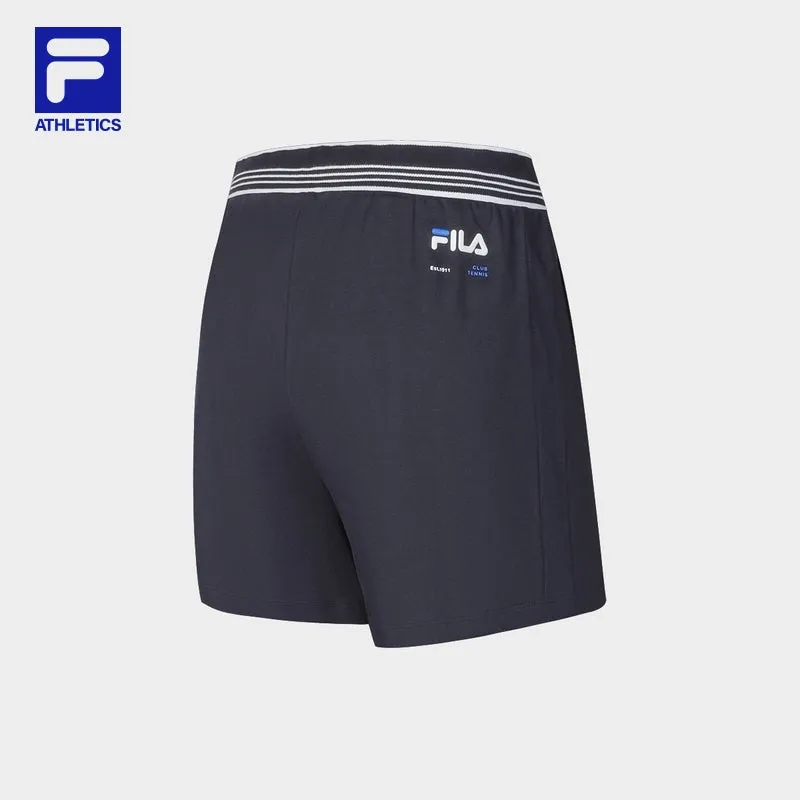 FILA CORE ATHLETICS TENNIS Women Knitted Shorts in Navy