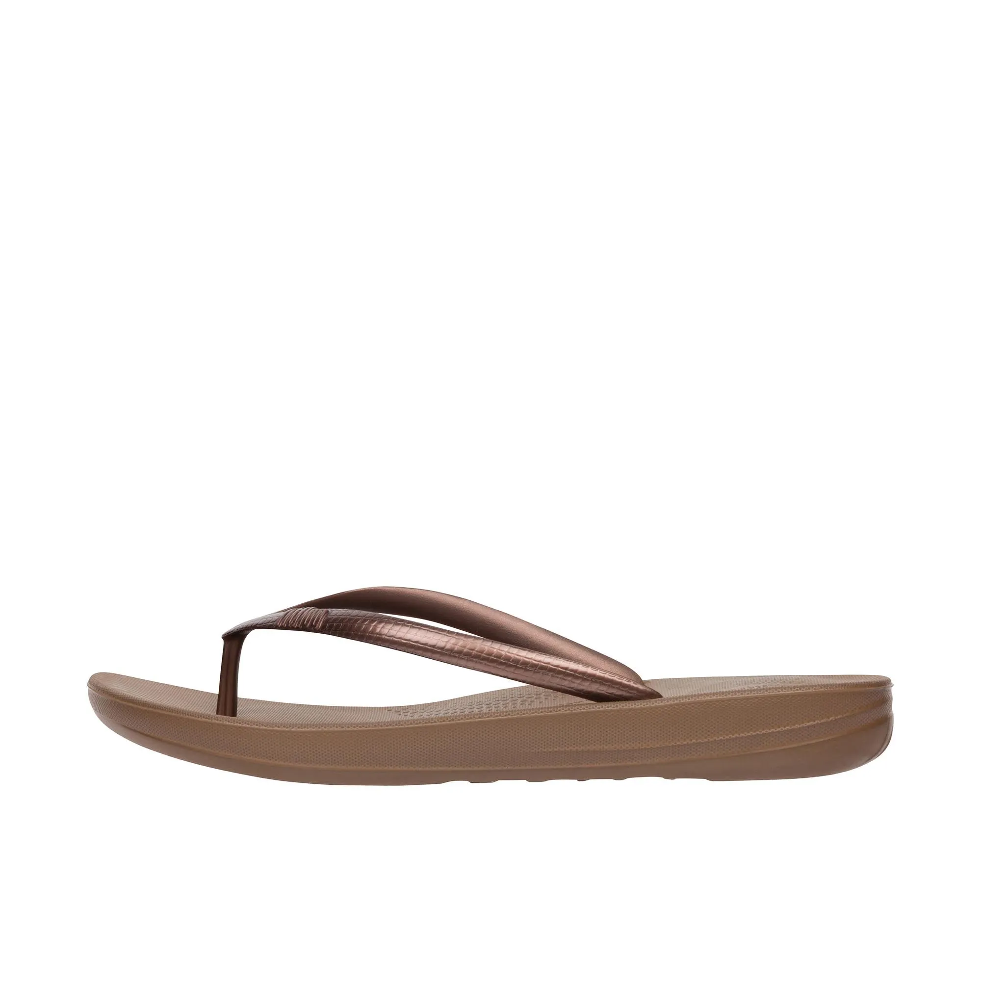 FitFlop Womens Iqushion Ergonomic Flip Flop Bronze