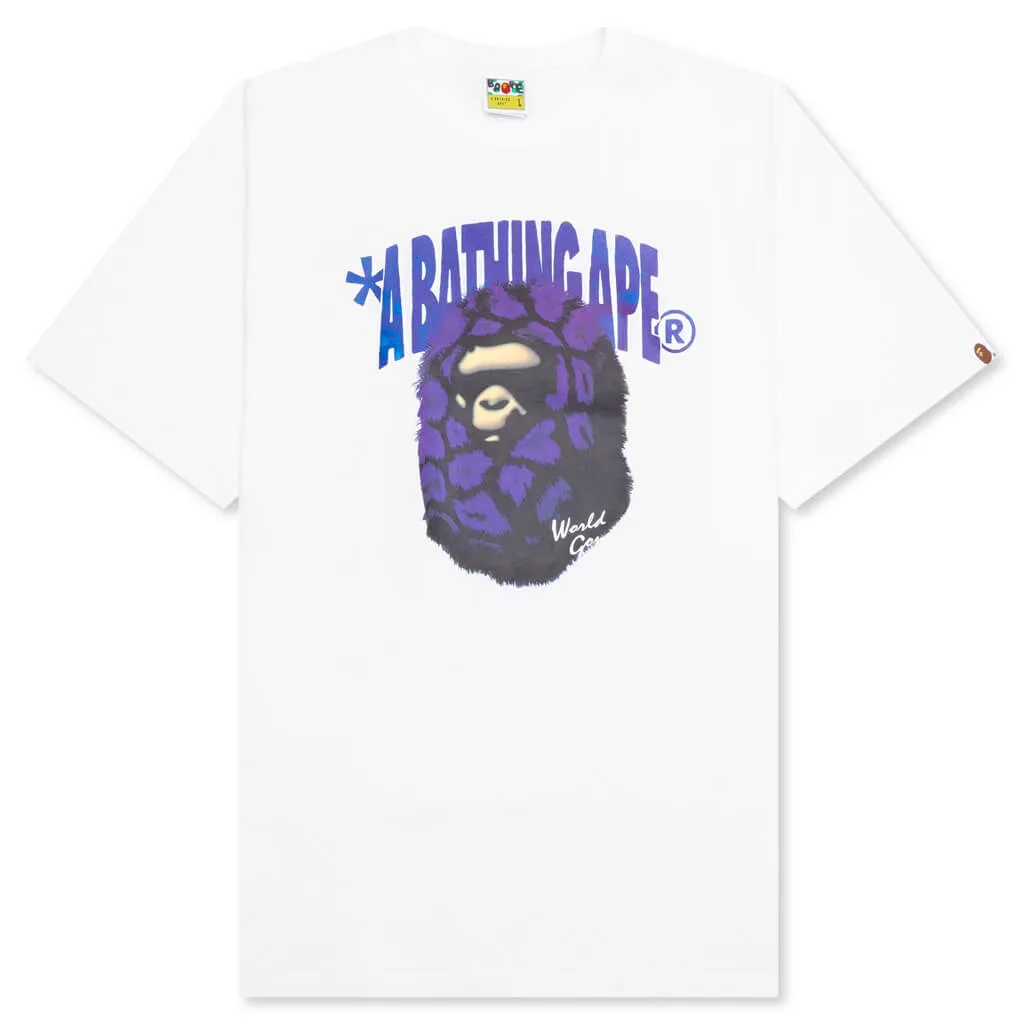 Fur Ape Head Tee - White