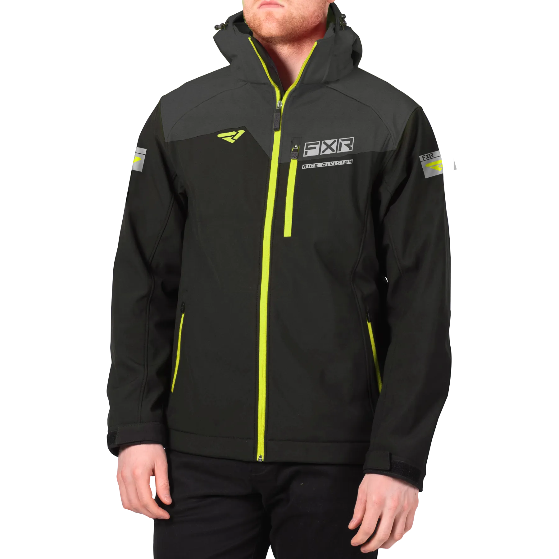 FXR Men's Renegade Softshell Black/Hi-Vis